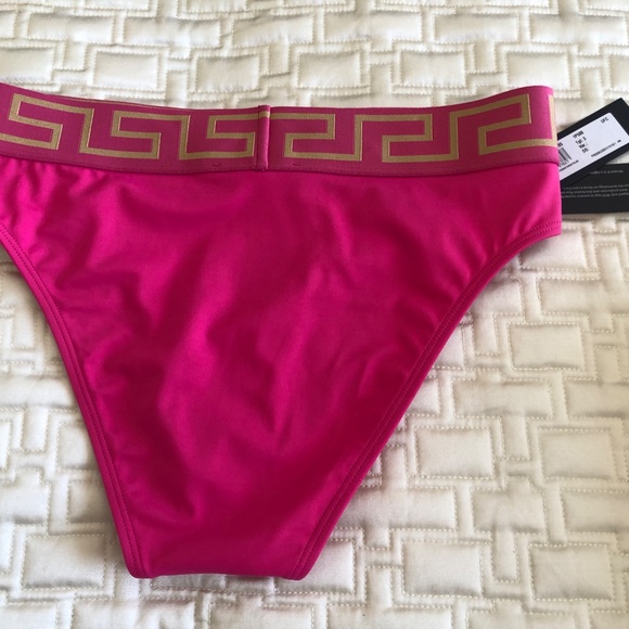 💋 Versace Greca Bikini Bottom Size Medium $200..  NEW - Picture 3 of 6